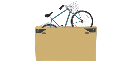 Fahrrad (unverpackt + Fahrradkarton)